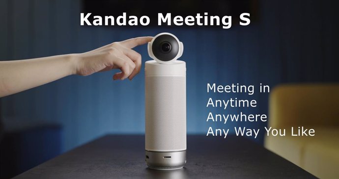 Kandao Meeting S, an Ultra-Wide 180 Standalone Video Conference Camera