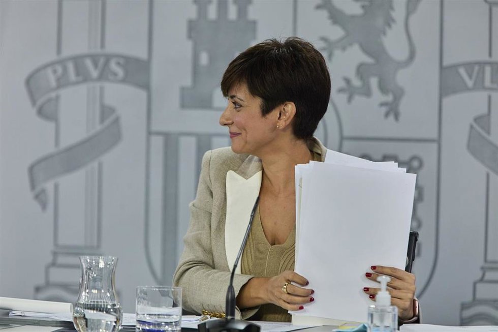 La ministra Portavoz, Isabel Rodríguez. Foto de archivo.
