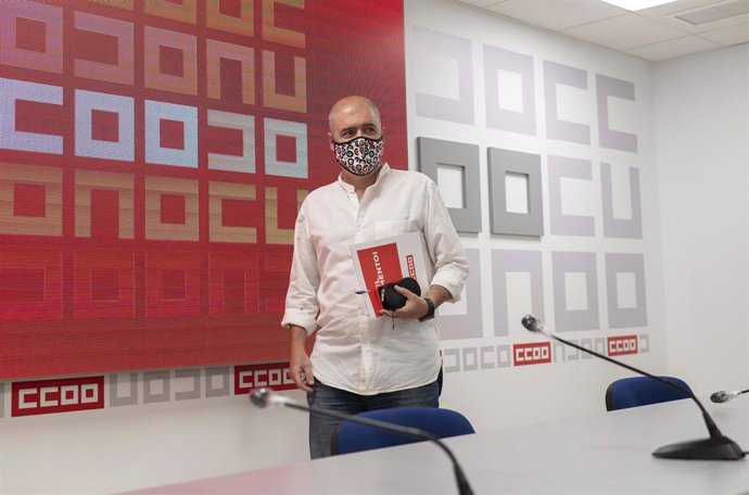 El secretario general de de CCOO, Unai Sordo, en una imagen de archivo.