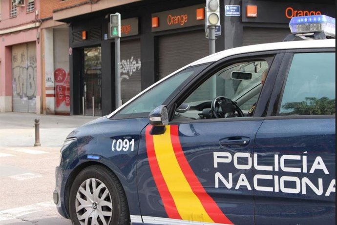 Recurso de un vehículo de la Policía Nacional