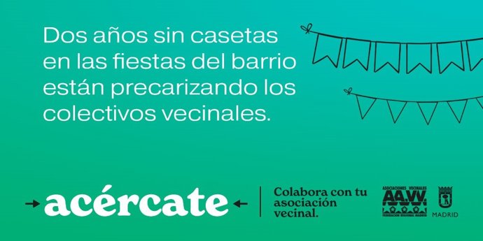 La FRAVM lanza campaña por el asociacionismo a través de voluntariado y donaciones tras "darlo todo en los momentos duros"