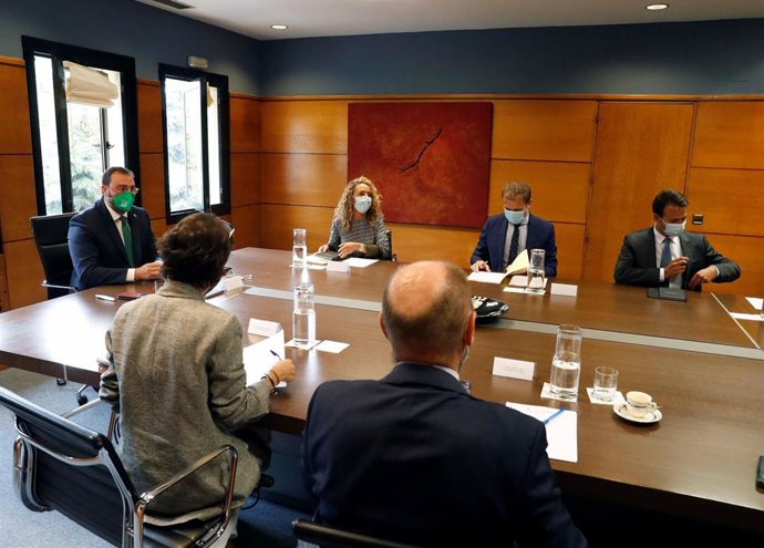 Reunión con el PP sobre la reforma del Estatuto.