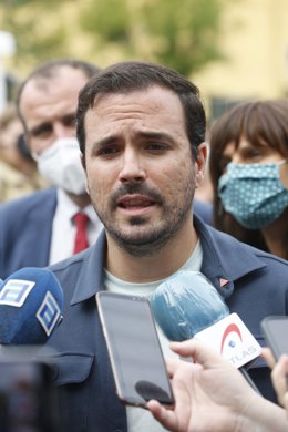 El ministro de Consumo, Alberto Garzón, en Asturias.