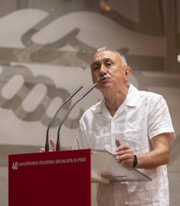 El secretario general de UGT, Pepe Álvarez,