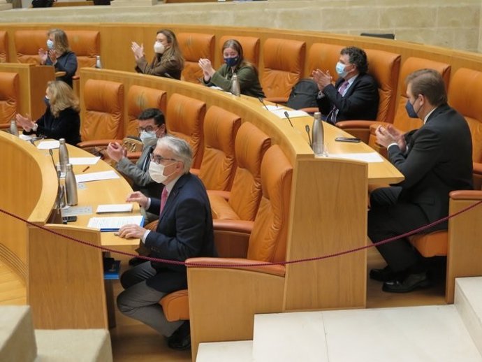 Archivo - Sesión del Parlamento de La Rioja