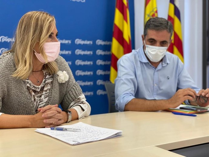 La vicesecretaria de Organización del Partido Popular, Ana Beltrán, en Ibiza.