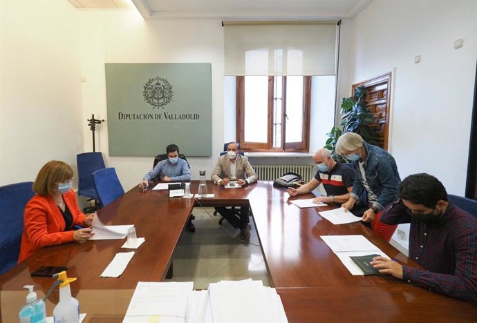 Reunión del Jurado del Premio de la Diputación de Valladolid de Periodismo.