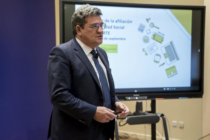 El ministro de Seguridad Social, Inclusión y Migraciones, José Luis Escrivá