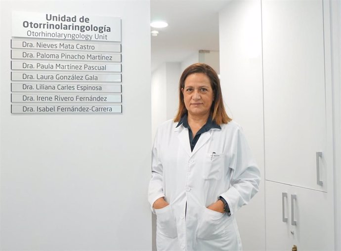 Doctora Nieves Mata, de la nueva Unidad de Otorrinolaringología de Vithas Madrid
