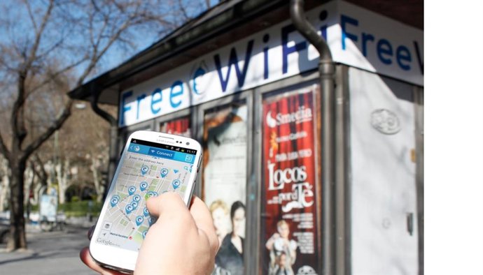 Archivo - Gowex, punto de conexión WiFi