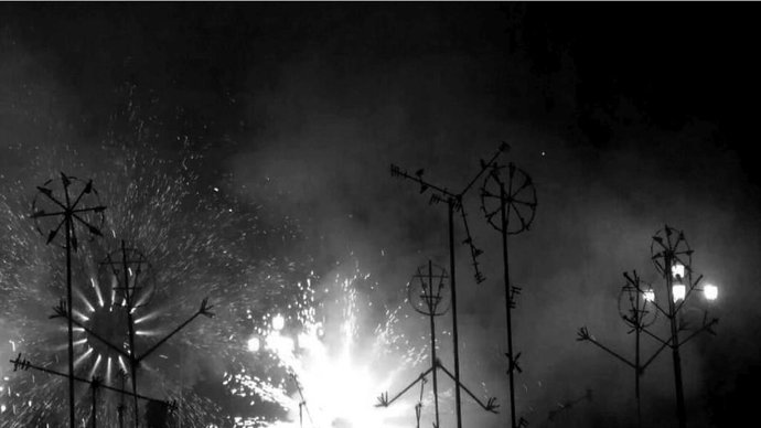 Castell de pals. Gran Fira de Juliol, Valncia, 2017.