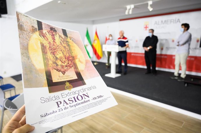 Presentación de la procesión extraordinaria del 25 de septiembre en Almería.