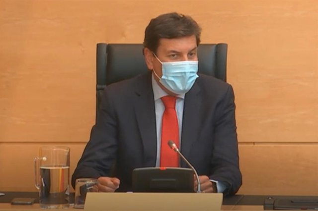 El consejero de Economía y Hacienda, Carlos Fernández Carriedo.