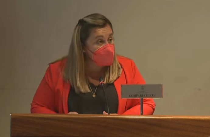 La consejera de Educación, Lydia Espina