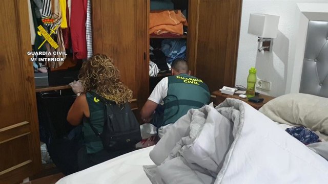 Intervención de la Guardia Civil en el marco de la operación Jureles