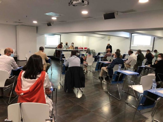 Pedro Muñoz explica el plan de la tórtola en Feciex.