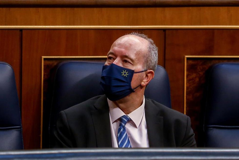 Archivo - El ex ministro de Justicia Juan Carlos Campo en el  Congreso de los Diputados