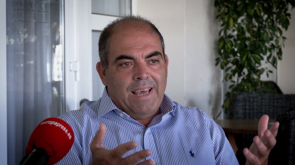 El presidente de la Asociación de Trabajadores Autónomos (ATA), Lorenzo Amor, en una entrevista a Europa Press