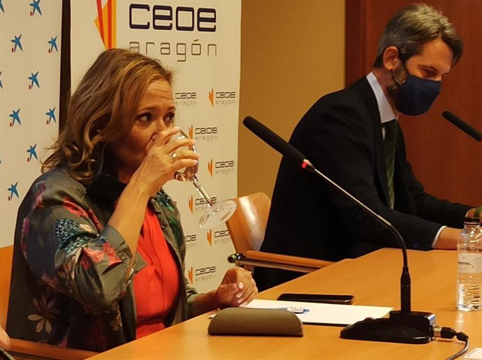La consejera de Presidencia del Gobierno de Aragón, Mayte Pérez.