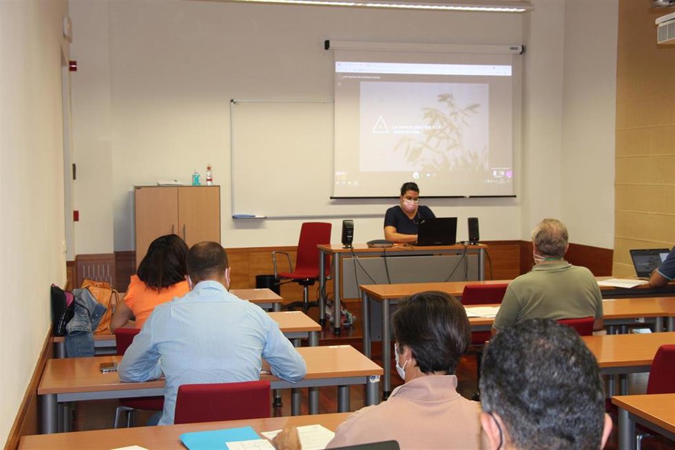 Participantes en el curso sobre innovación en la olivicultura como estrategia competitiva.