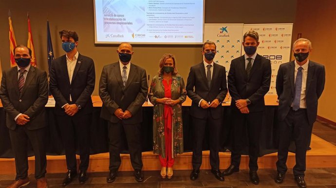 Autoridades que han asistido a la jornada sobre Fondos Europeos Next Generation EU.