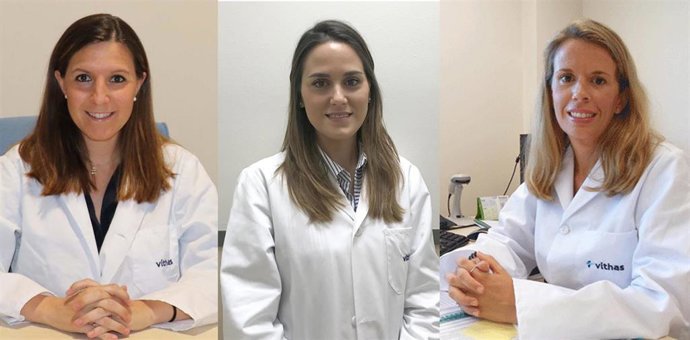 Psiquiatra y psicólogas de Vithas en una imagen de archivo