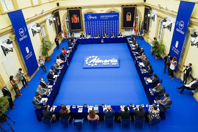 Reunión de la Comisión de Diputaciones, Provinciales, Cabildos y Consejos Insulares de la FEMP en la Diputación de Almería.