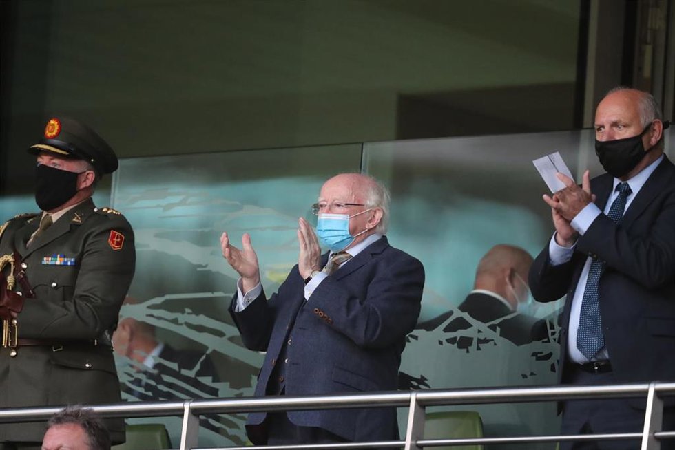 El presidente de Irlanda, Michael D. Higgins.