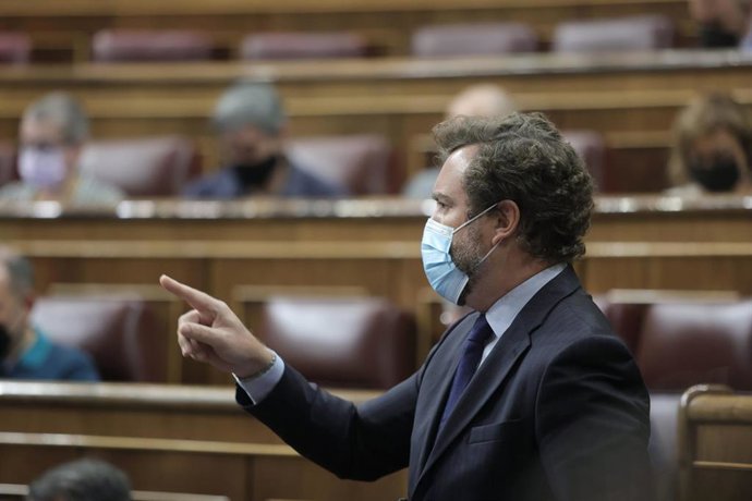 El portavoz parlamentario de Vox, Iván Espinosa de los Monteros.