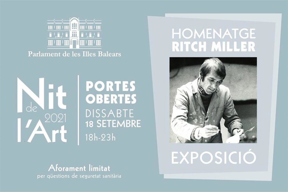 El Parlament balear acoge la exposición de Ritch Miller.
