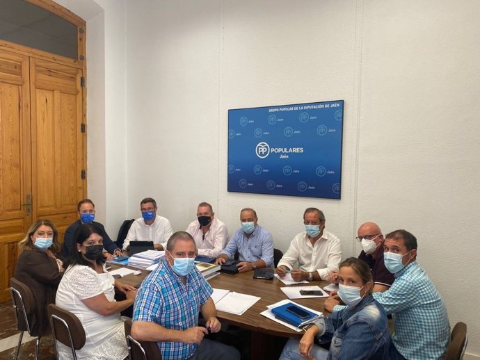 Reunión con el grupo del PP en la Diputación de Jaén