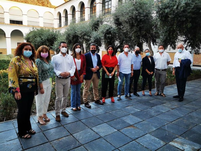 Reunión de UPA-A con el grupo parlamentario del Partido Socialista.