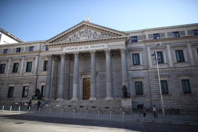 Fachada del Congreso de los Diputados