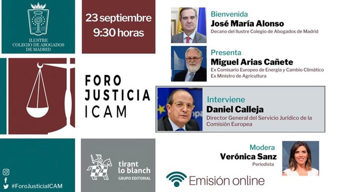El director del servicio jurídico de la Comisión Europea abordará los desafíos legales de la UE en el ICAM