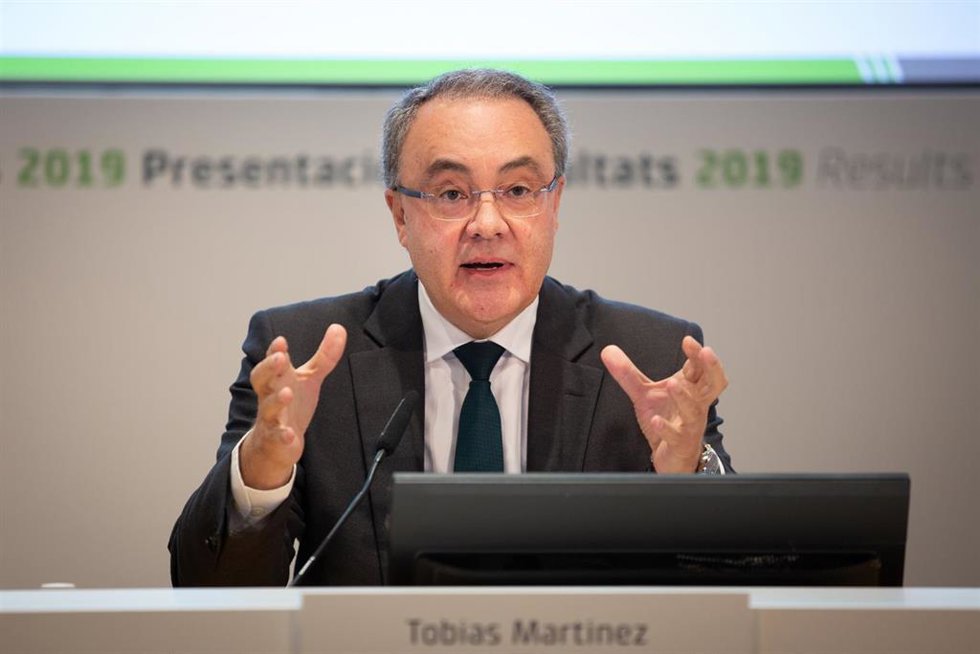 Archivo - El consejero delegado de Cellnex Telecom, Tobías Martínez, en una imagen de archivo