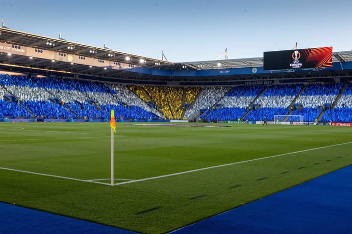 View down the ground during the Europa League match between Leicester City and Napoli at the King Power Stadium, Leicester, England on 16 September 2021. Photo John Mallett / ProSportsImages / DPPI