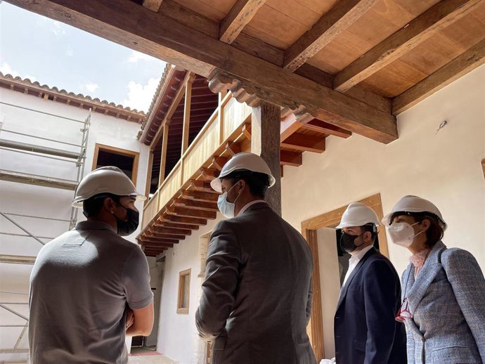 Visita a las obras de restauración de la Casa Anchieta