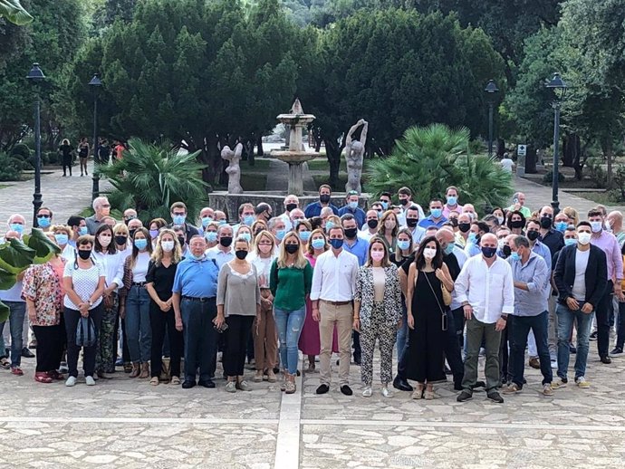 Jornada de trabajo de alcaldes y portavoces del PP de Mallorca en Lluc.