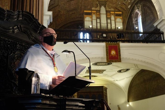 El rector en el acto de apertura del curso académico