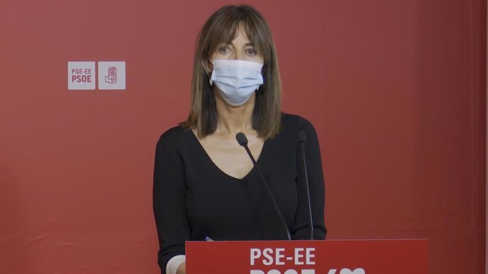 Archivo - Idoia Mendia, secretaria general del PSE-EE y vicelehendakari segunda del Gobierno Vasco.