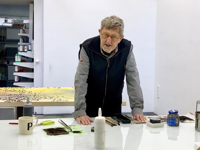 Archivo - El pintor Juan Genovés