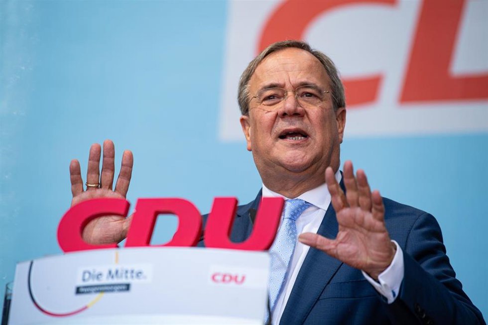 El líder conservador alemán, Armin Laschet