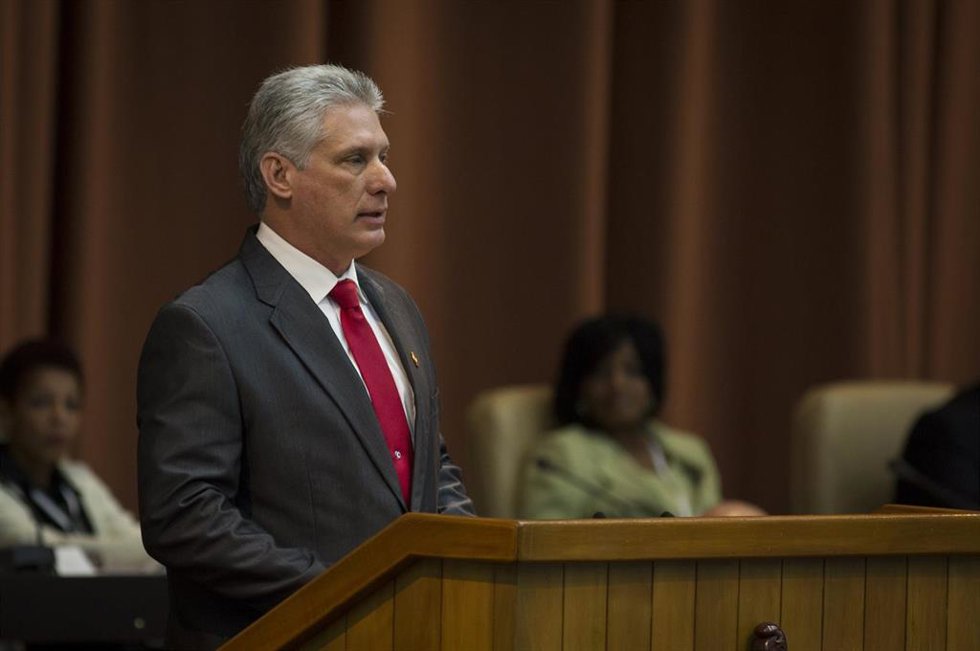 Archivo - El presidente de Cuba, Miguel Díaz-Canel