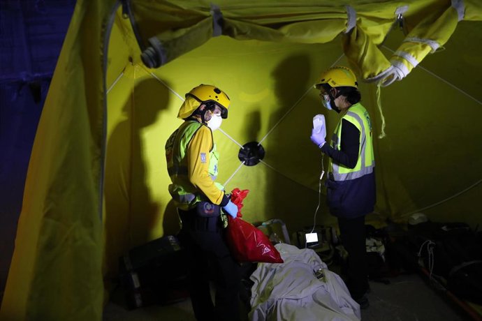 Archivo - Miembros del Samur-Protección Civil.