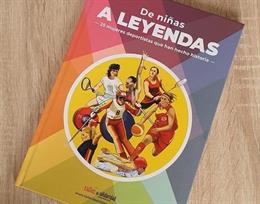 Portada del libro 'De niñas a leyendas'