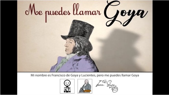 Imagen del cortometraje 'Me puedes llamar Goya'.
