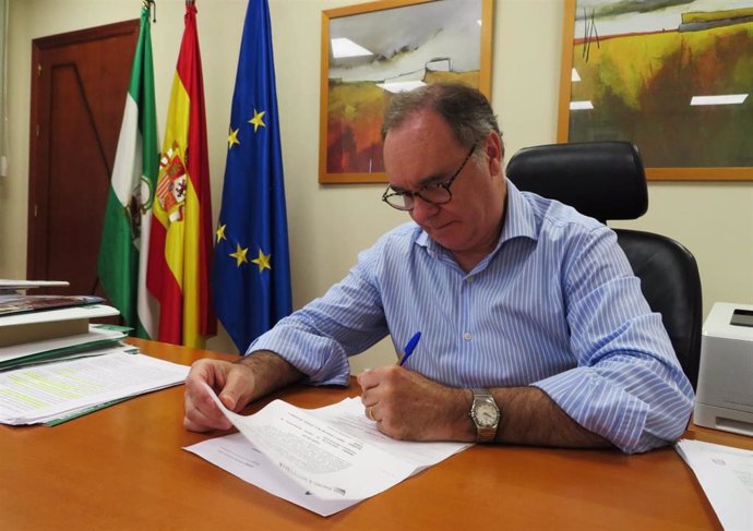 El delegado territorial de Empleo, Formación y Trabajo Autónomo de la Junta de Andalucía, Antonio Augustín.