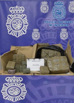 Droga intervenida por la Policía Nacional