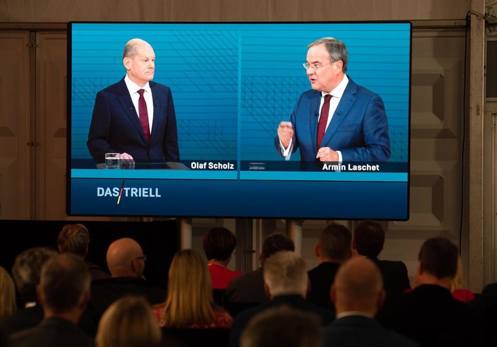 Armin Laschet y Olaf Scholz