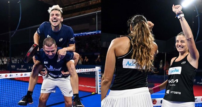 Paquito Navarro y Martín Di Nenno y Alejandra Salazar y Gemma Triay se coronan en el Estrella Damm Barcelona Master
